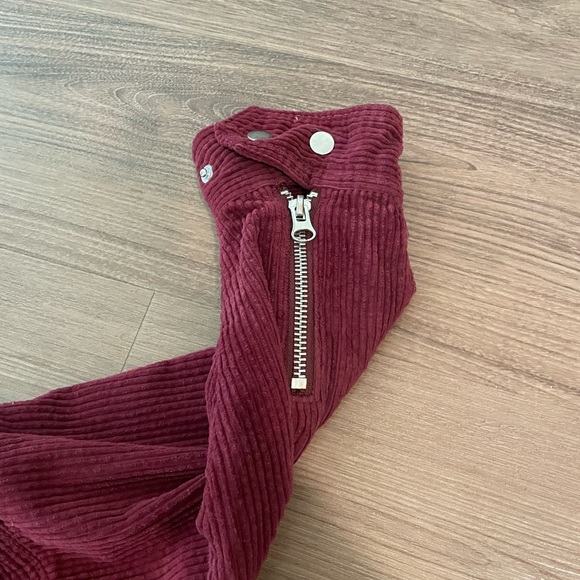 Free People Maroon Corduroy Jacket - Picture 3 of 3